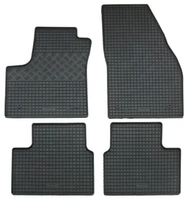 Gummifußmatten Set 4-teilig für Opel Meriva B (6/2010-), schwarz