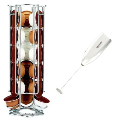 Produktbild von Kaffeeset mit Dolce Gusto Kapselhalter und Milchaufschäumer - FACKELMANN