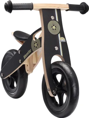 Produktbild von BIKESTAR Kinder Laufrad Holz ab 2 - 3 Jahre | 10 Zoll Lauflernrad | Schwarz