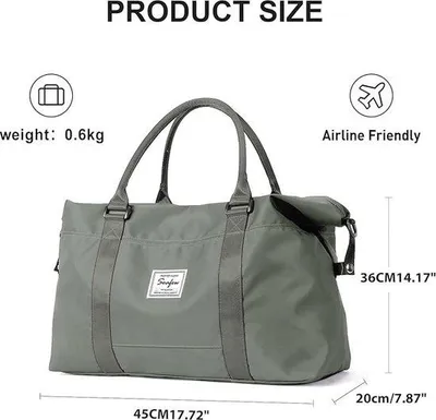 Image de Sac de voyage Famanu avec plusieurs compartiments - Imperméable, 30L