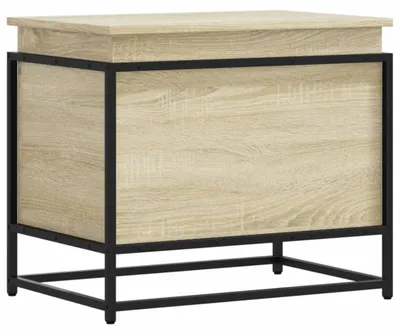 Immagine prodotto di vidaXL Scatola portaoggetti con coperchio Sonoma 60x40x51,5 cm Materiale a base di legno