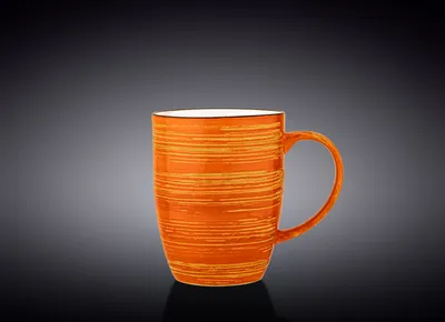 Zdjęcie produktu dla Kubek do kawy Wilmax, 460 ml, pomarańczowy, porcelana, WL-669337/A