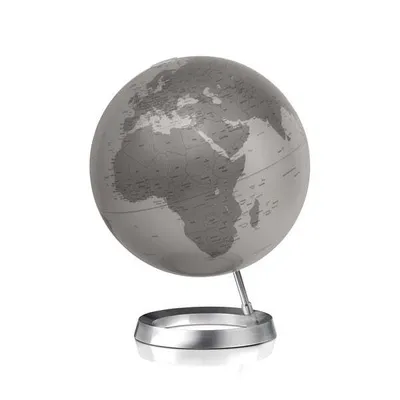 Image de Atmosphere No-0331F5Va-Gb Globe terrestre à vision circulaire argenté 30 cm de diamètre