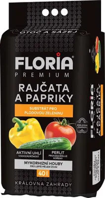 Immagine prodotto di Substrato per pomodori e peperoni "Gira e pianta" FLORIA Premium 40 l