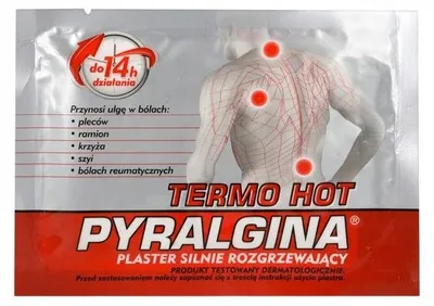 Plaster rozgrzewający Pyralgina Termo Hot 1 sztuka Polpharma