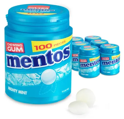 Produktbild von Mentos | Kaugummi Mighty Mint | Zuckerfrei | 1 x 6 Stück