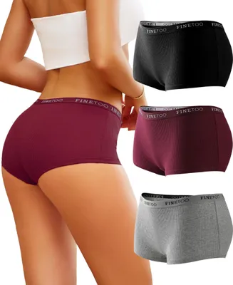 Image de Lot de 3 boxers pour femmes en coton