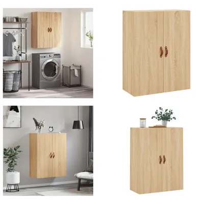 Produktbild von vidaXL Wandschrank Sonoma Eiche 69,5x34x90 cm - Wandschrank - Wandschränke - Schrank - Lagerschrank