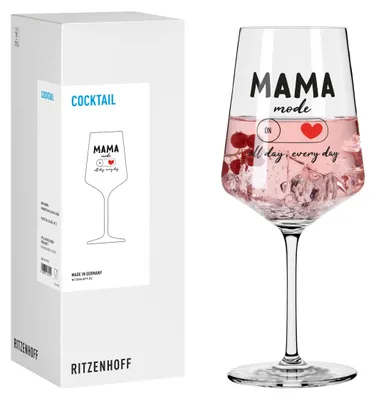 Produktbild von Ritzenhoff Mama Cocktailglas #12 Sprüche 544 ml Kristallglas  Germany