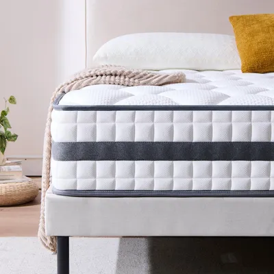 Productafbeelding van Twirest matras, 140 x 190 x 25 cm, hybride matras gemaakt van traagschuim met pocketvering