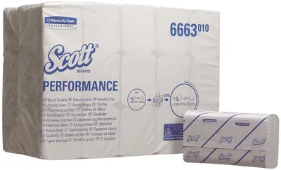 Produktbild von Kleenex® 6663 PERFORMANCE Handtücher - 1-lagig, weiß, 15 x 212 Tücher
