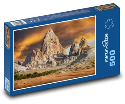 Obrázok produktu pre Puzzle 500 Hora - západ slnka, skalnatá krajina - martinpuzzle