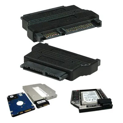 Produktbild von N08 SATA 7+15 22Pin auf Micro SATA 7+9 16Pin Adapter Kabel für 1,8 Zoll HDD SSD DVD CD Laufwerk Anschluss Konverter Festplatten Adapterkabel