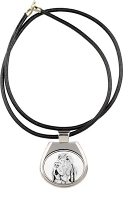 Image de Bloodhound - collier avec chien, pendentif personnalisé avec photo, collier unique pour femmes et hommes de la marque Art-Dog