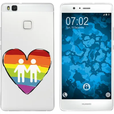 Produktbild von PhoneNatic Case kompatibel mit Huawei P9 Lite Silikon-Hülle pride Männer M3