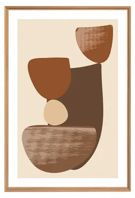 Image de Tableau mural encadré design 65x97 cm, Tableau mural moderne pour décoration intérieure