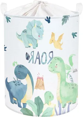 Produktbild von Großes, faltenbares Kinderwäschekorb mit Deckel - 45L, grün, 36 * 45cm