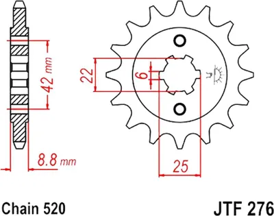 Immagine prodotto di Pignone ESJOT Standard 520 16T