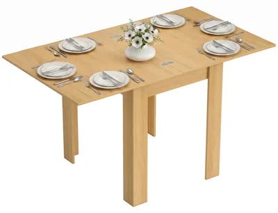 Produktbild von Esstisch Ausziehbar 70/140 x 80 cm Moderner Esszimmertisch fš¹r 4šC6 Personen Platzsparend fš¹r Kš¹che Esszimmer