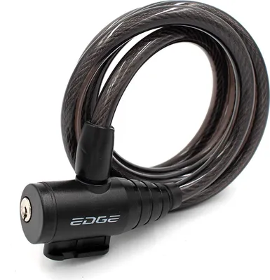 Produktbild von Edge Fahrradschloss Spiralkabelschloss Wired 80 - ø8*1200 - schwarz