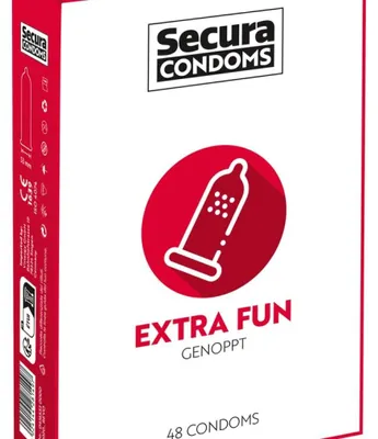 Imagen del producto de Preservativos Secura Condoms EXTRA FUN, 48 unidades
