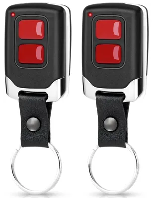 Immagine prodotto di 2 telecomandi per l'apertura automatica di porte garage, compatibili con modelli specifici