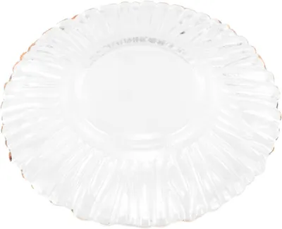 Zdjęcie produktu dla Podkładka pod filiżankę - podstawka pod napoje - ochrona stołu - dekoracyjny brzeg - 12,60 cm - przezroczysta