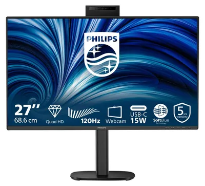 Immagine prodotto di Philips 27B2N3500JH, 68,6 cm (27"), 2560 x 1440 px, Quad HD, LCD, 4 ms, Nero