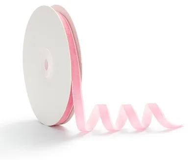 Samtband Rosa 1 cm x 9 m Geschenkband