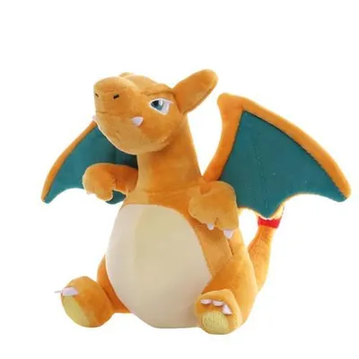 Produktbild von Glurak Plüschtier 20 cm – Pokémon Kuscheltier – Weiches Spielzeug für Kinder