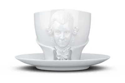 Produktbild von FiftyEight - TALENT Tasse Wolfgang Amadeus Mozart, weiß