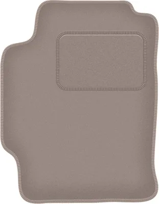 Produktbild von Fahrerfußmatte Velours beige passend für Mazda MX-6 II (1992-1997, Coupe) – mit Befestigungen – passgenau