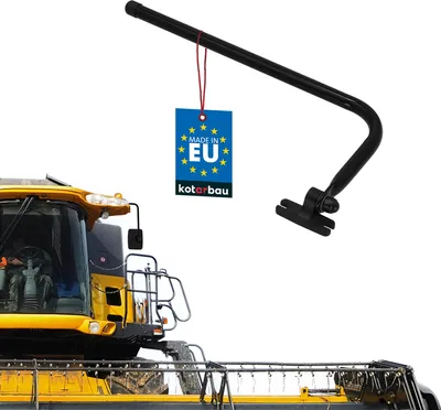 Produktbild von KOTARBAU® Spiegelhalter 40 x 15 cm gebogener Spiegelarm für Außenspiegel Traktor Wohnwagen Spiegelhalterung Spiegelarm Auto Universal LKW Bagger Wohnwagenspiegel Caravanspiegel Spiegelträger