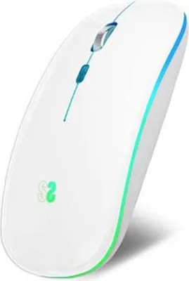 Produktbild von SUBBLIM SUBMO-LDFLAT2, Beidhändig, Optisch, RF Wireless + Bluetooth + USB Type-A, 1600 DPI, Weiß