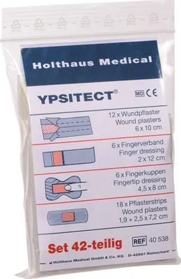Produktbild von YPSITECT®    Pflasterset - 42 teilig  | Packung (42 Teile)