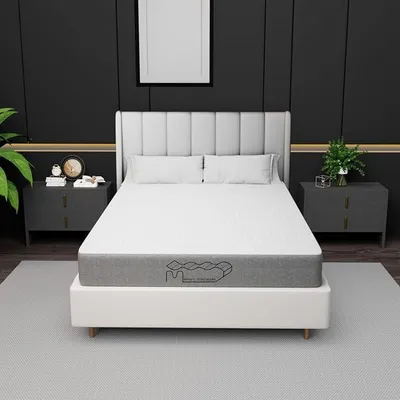 Imagen del producto de Colchón de 140x200 cm, colchón de espuma viscoelástica, 20 cm de altura y firmeza H3, 7 zonas de confort, colchón doble para el dormitorio (140x200x20 cm)