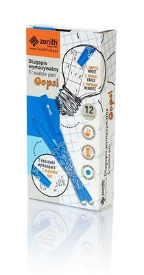 Produktbild von Dugopis wymazywalny Zenith OPSS niebiski 12 sztuk
