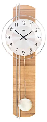 Produktbild von SELVA SELVA Funk-Pendelwanduhr Buche Garching