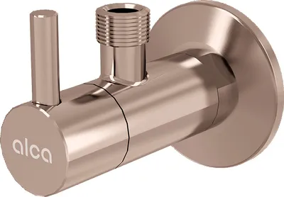 Produktbild von alcadrain Eckventil mit einem Filter 1/2"×3/8", RED GOLD-Glanz