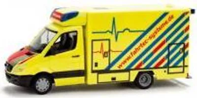 Produktbild von Herpa 901390 Mercedes-Benz Sprinter Fahrtec RTW Vorführfahrzeug 2011