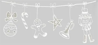 Produktbild von Decovitre girlande 2ass 49x23 - Feeric Lights & Christmas
