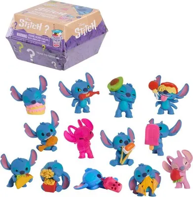 Produktbild von Just Play Europe BV 46288 Stitch Figuren in Burger Box, sortiert