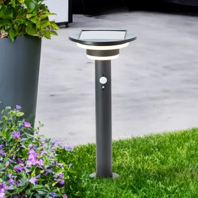 Produktbild von Gartenlaterne brilliant schwarz 4 w led 45 x 21 cm
