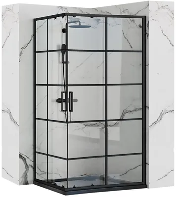Produktbild von Rea Duschkabine Concept 80X100 Black