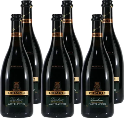 Produktbild von Chiarli Lambrusco Castelvetro DOC -lieblich- (6 x 0,75L)