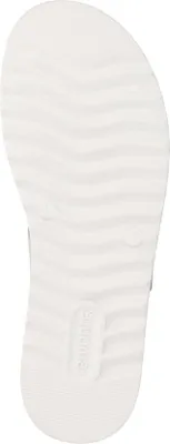 Produktbild von Remonte Damen Sandale elegant mit glänzenden Akzenten am Klettverschluss D0Q59, Größe:42 EU, Farbe:Beige