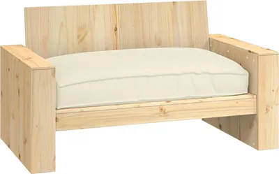 Image de vidaXL Coussin Crème 120 x 80 x 12 cm Tissu Oxford