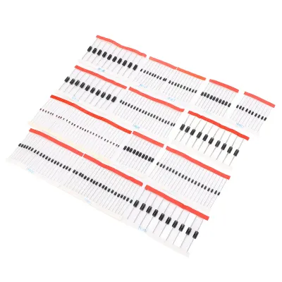 Image de Kit de diodes de redressement assorties,Diode de redressement,Kit de diodes de redressement,Diode de redressement à semi-conducteur,Diode,Produit semi-conducteur
