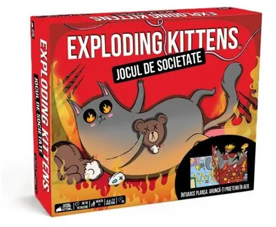 Obrázok produktu pre Exploding Kittens The Boardgame – Stolová hra (v rumunčine)