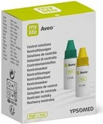 Produktbild von mylife Aveoâ„¢ Kontrolllösung normal/hoch, Blutzuckermessung